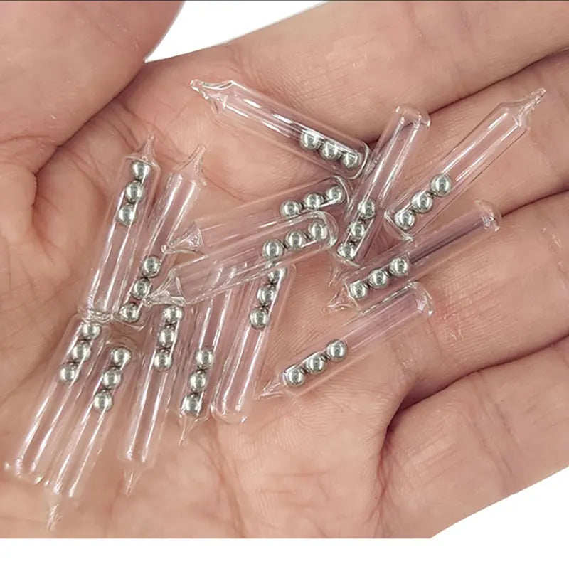 Fishing Glass Rattle Tubes Set ā 100PCS