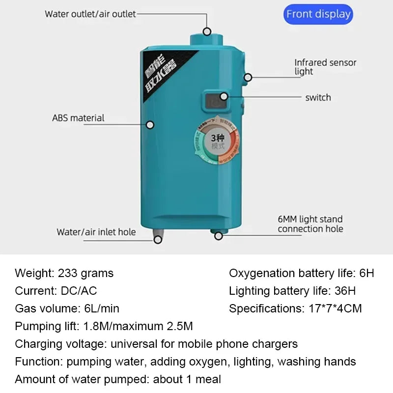 Fishing Oxygen Pump