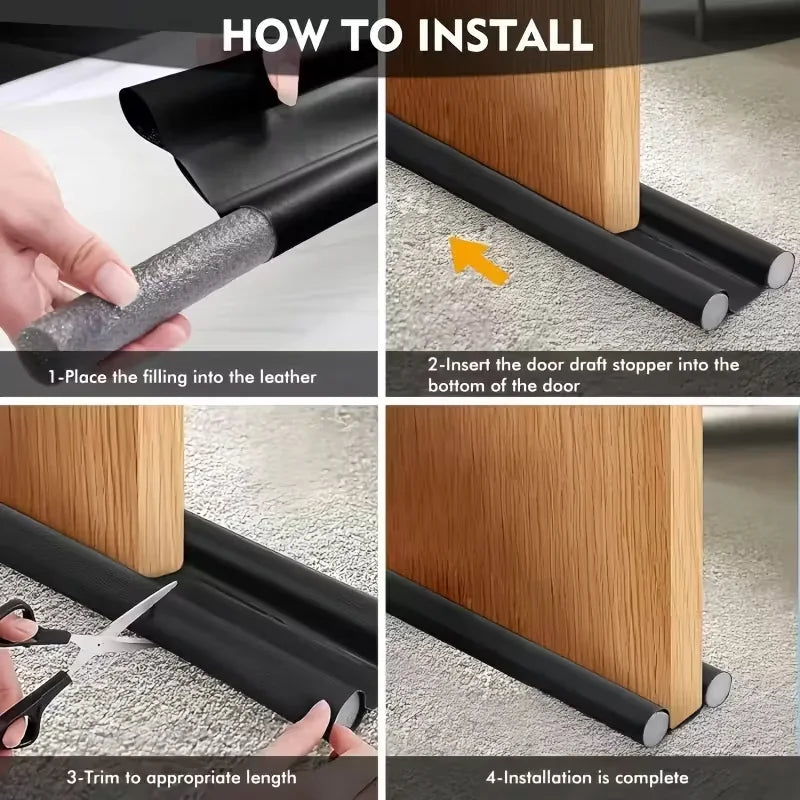 Adjustable Under Door Draft Stopper