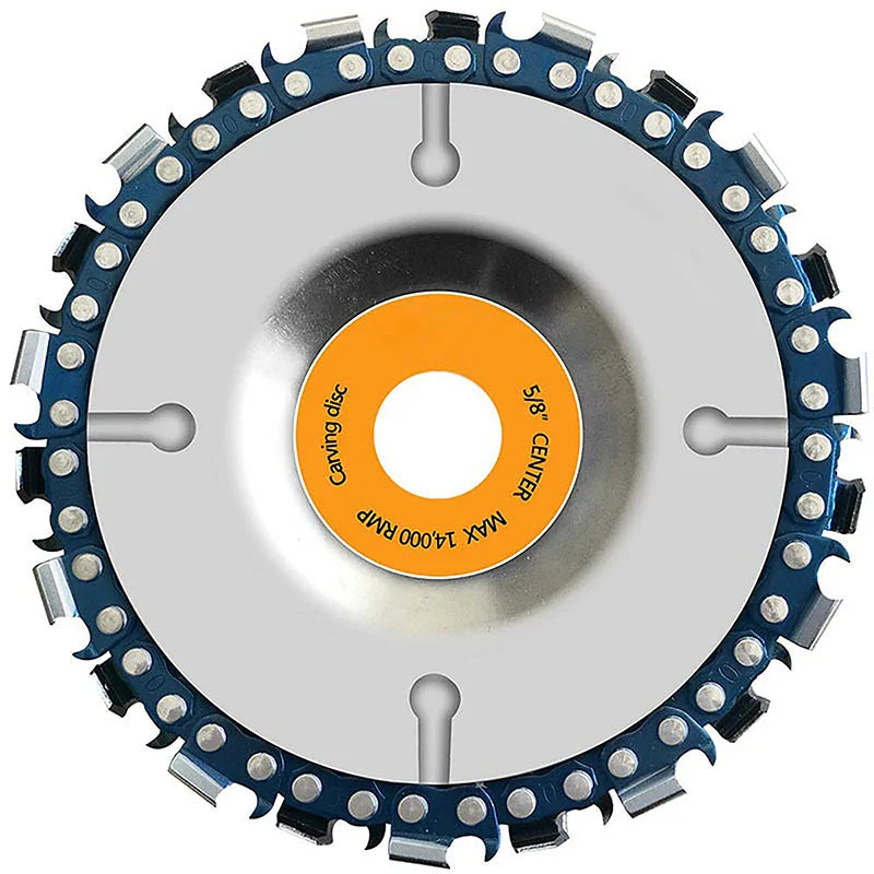 4" 22T Wood Carving Chain Disc