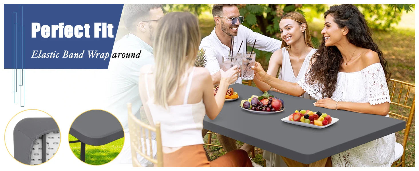 Stretch Waterproof Patio Table Cover