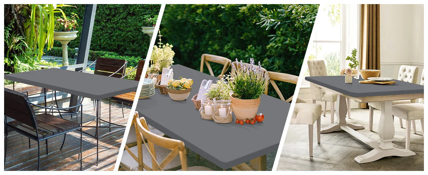 Stretch Waterproof Patio Table Cover