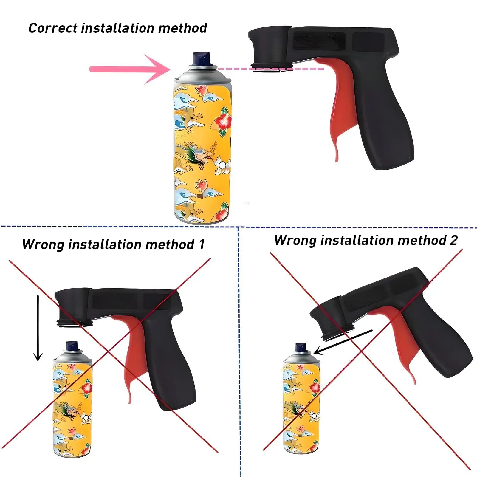 Spray Paint Gun Handle Set (M)