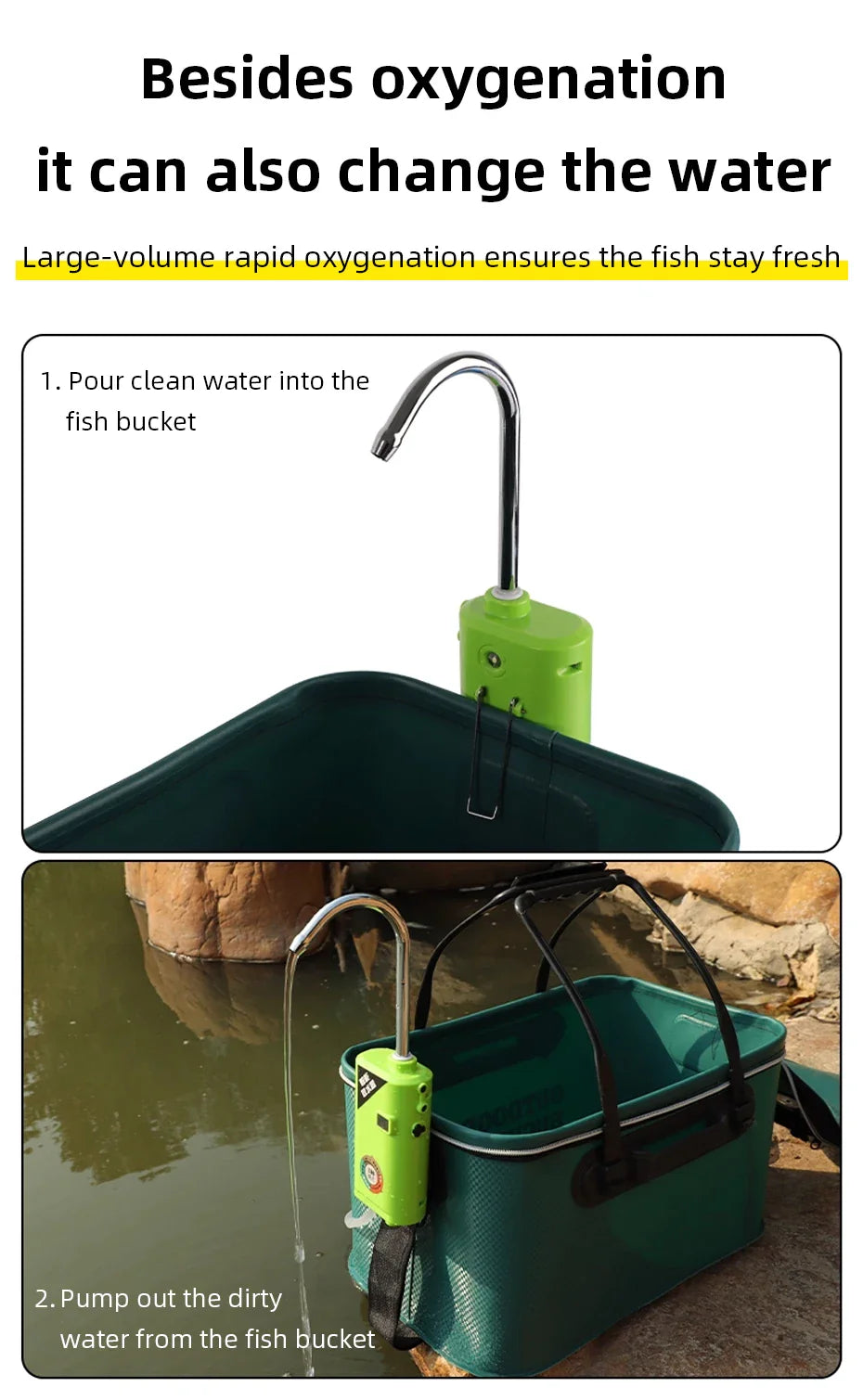 Fishing Oxygen Pump