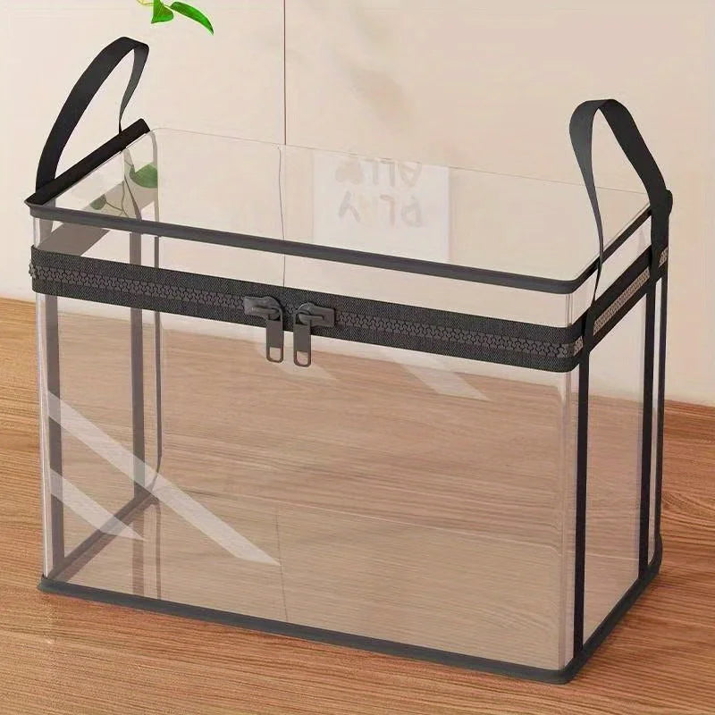 2-Pack Foldable Clear Storage Boxes (N)
