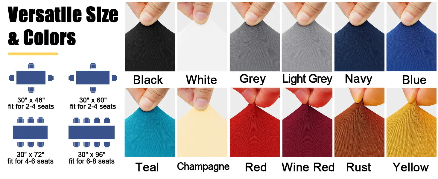 Stretch Waterproof Patio Table Cover
