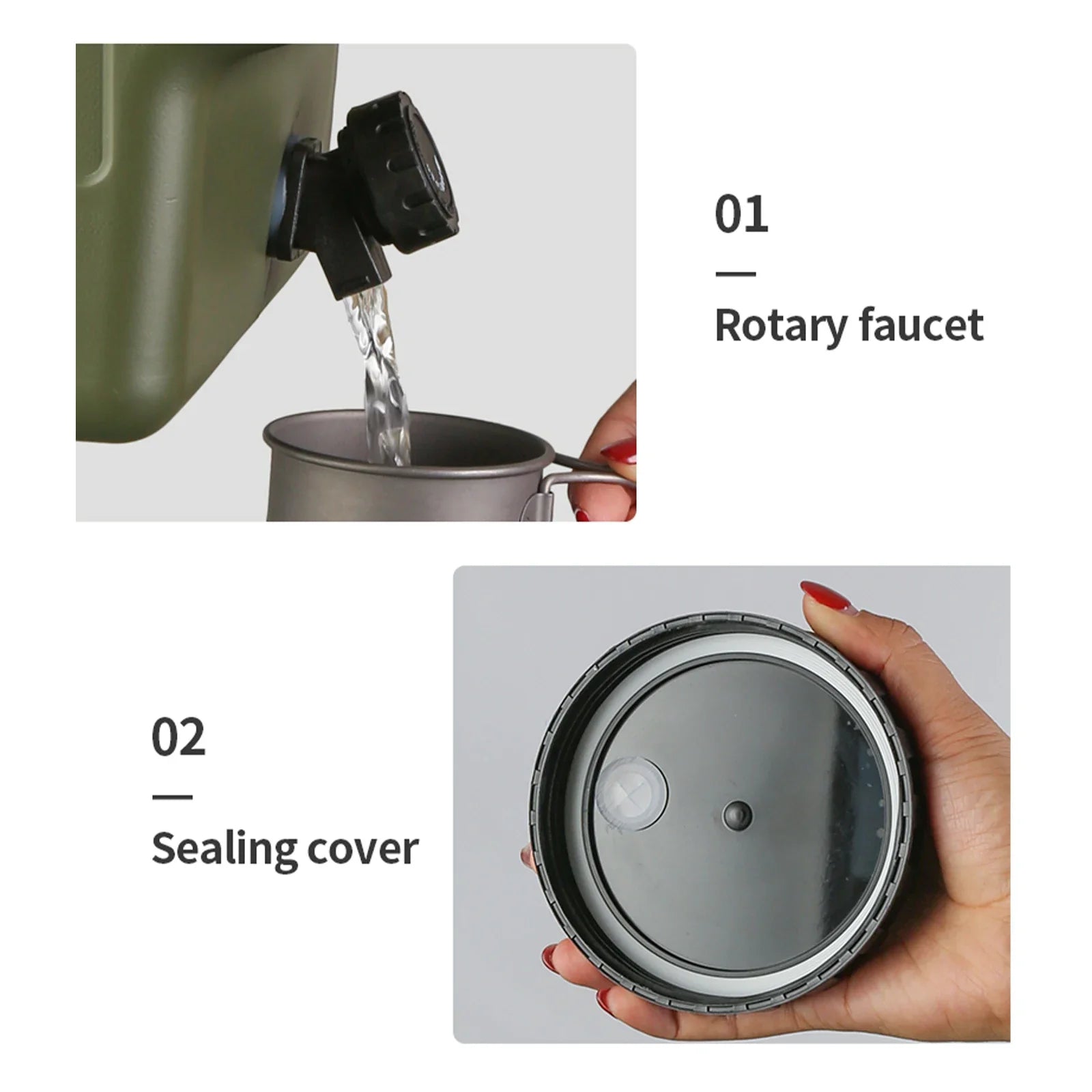 Portable Camping Water Bag 15/20L with Faucet