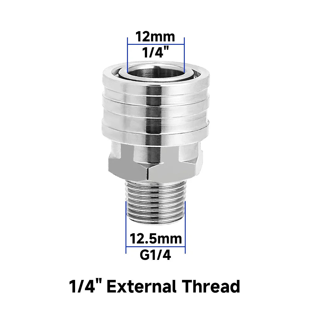 1/4" Pressure Washer Quick Connect Adapter Set