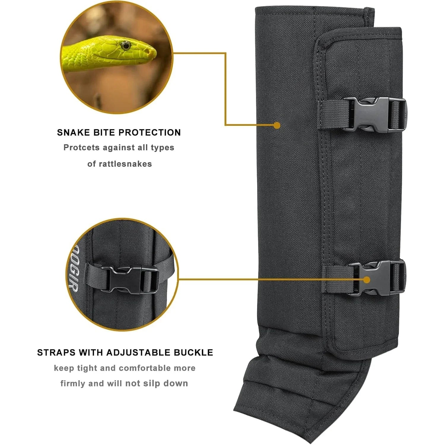 Waterproof Snake Bite Leg Gaiters (I)