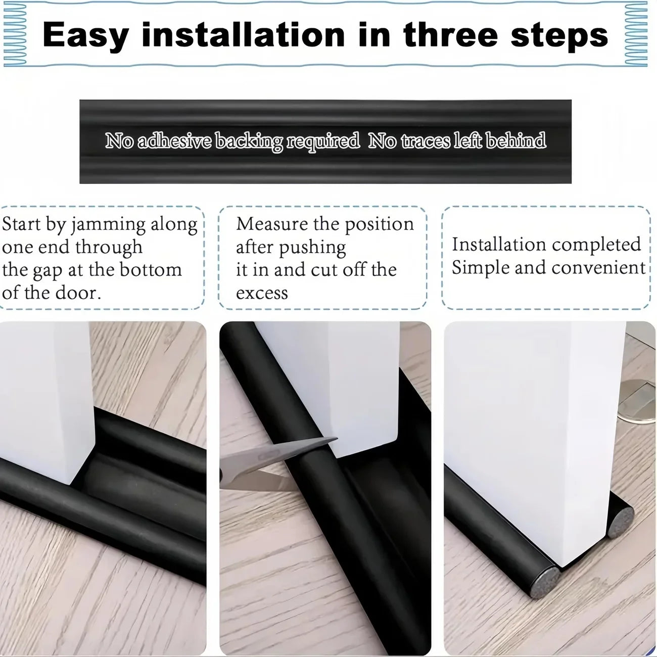 Adjustable Under Door Draft Stopper