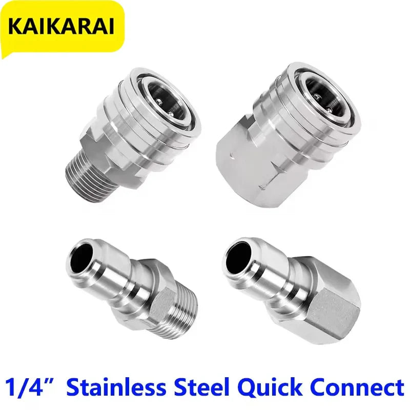 1/4" Pressure Washer Quick Connect Adapter Set