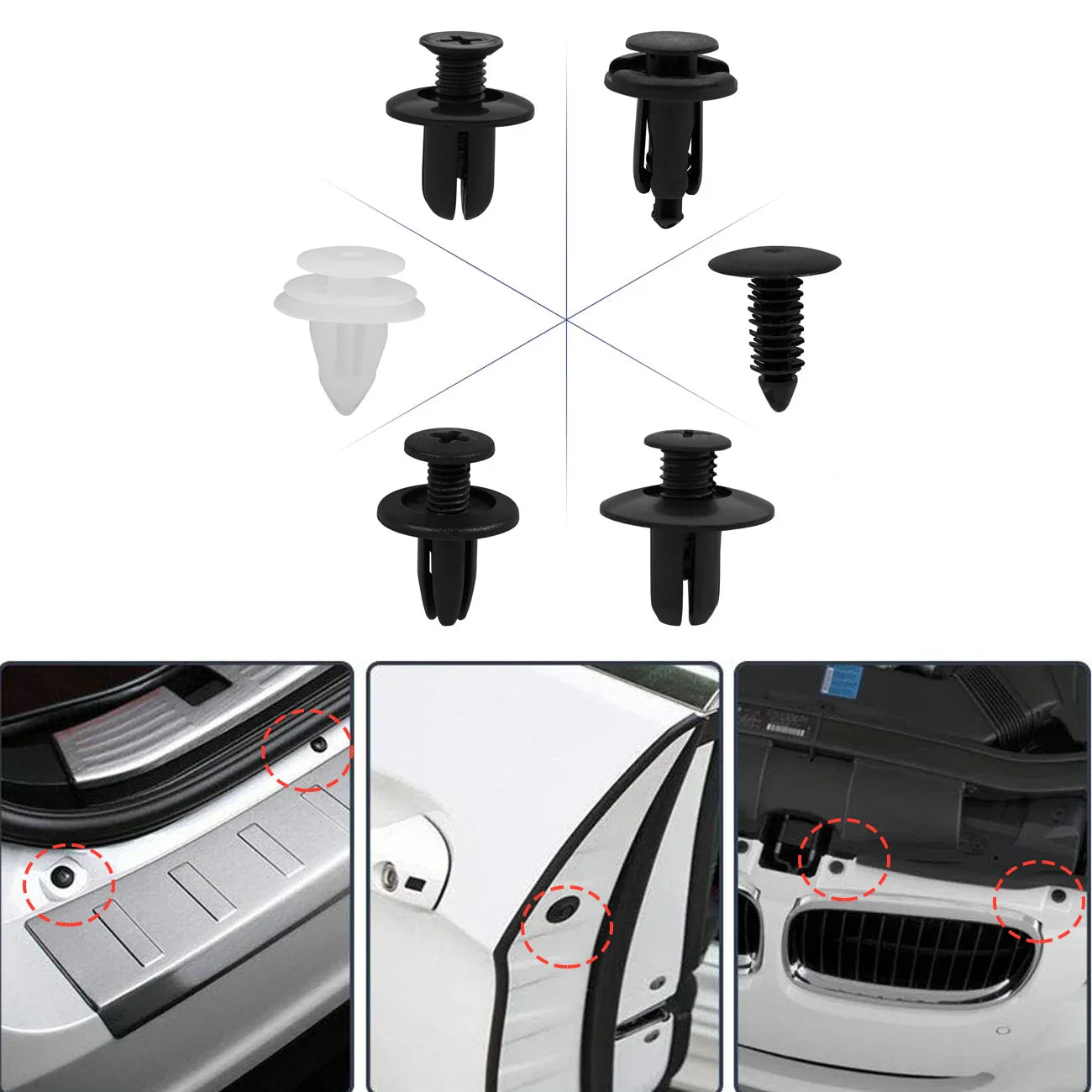 Car Clip Fastener Kit