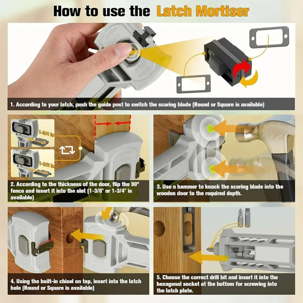 Door Lock Installation Tool