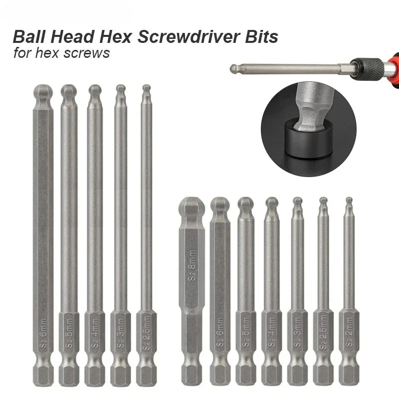 Ball End Hex Bit Set