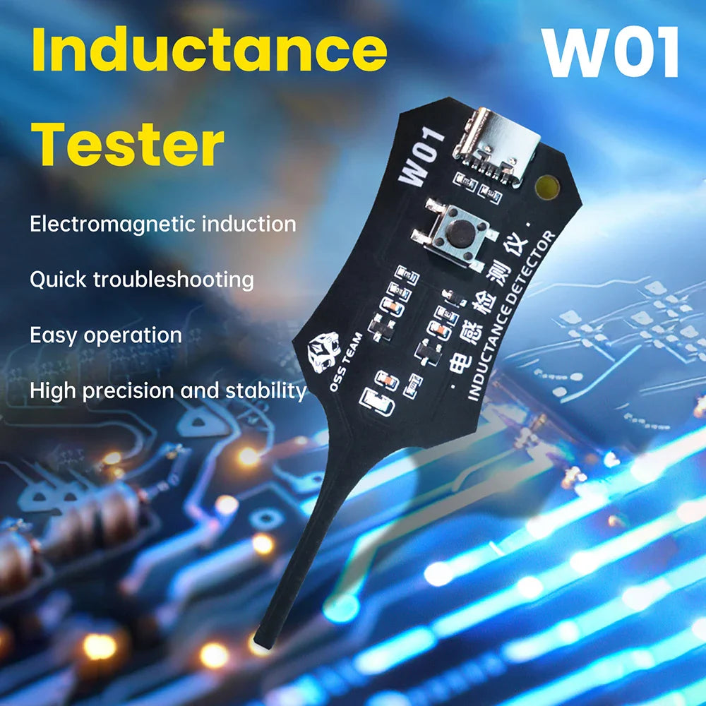 W01 Type-C Coil & Inductance Tester