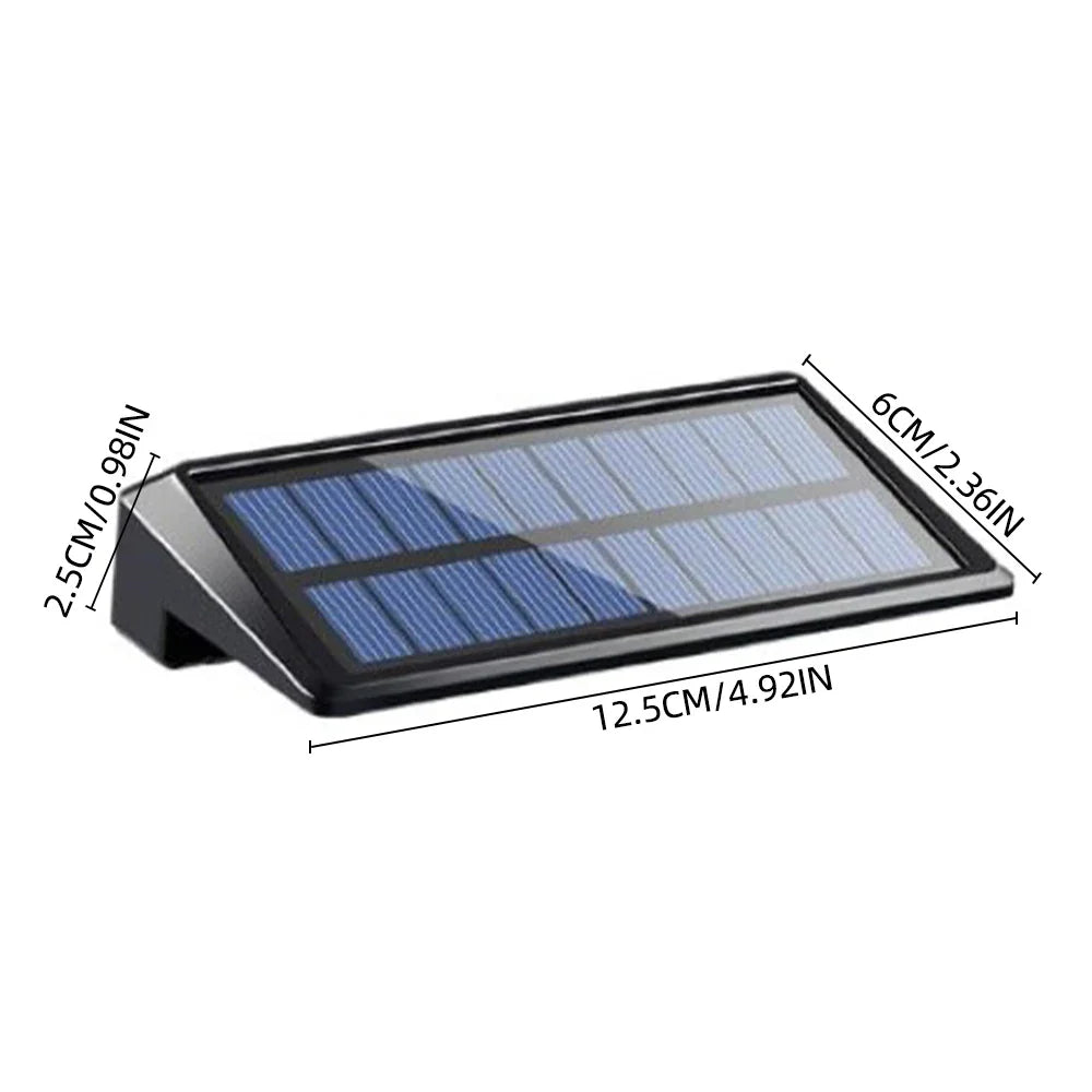 2 Pack Solar Wall Lights – 4 LED Outdoor