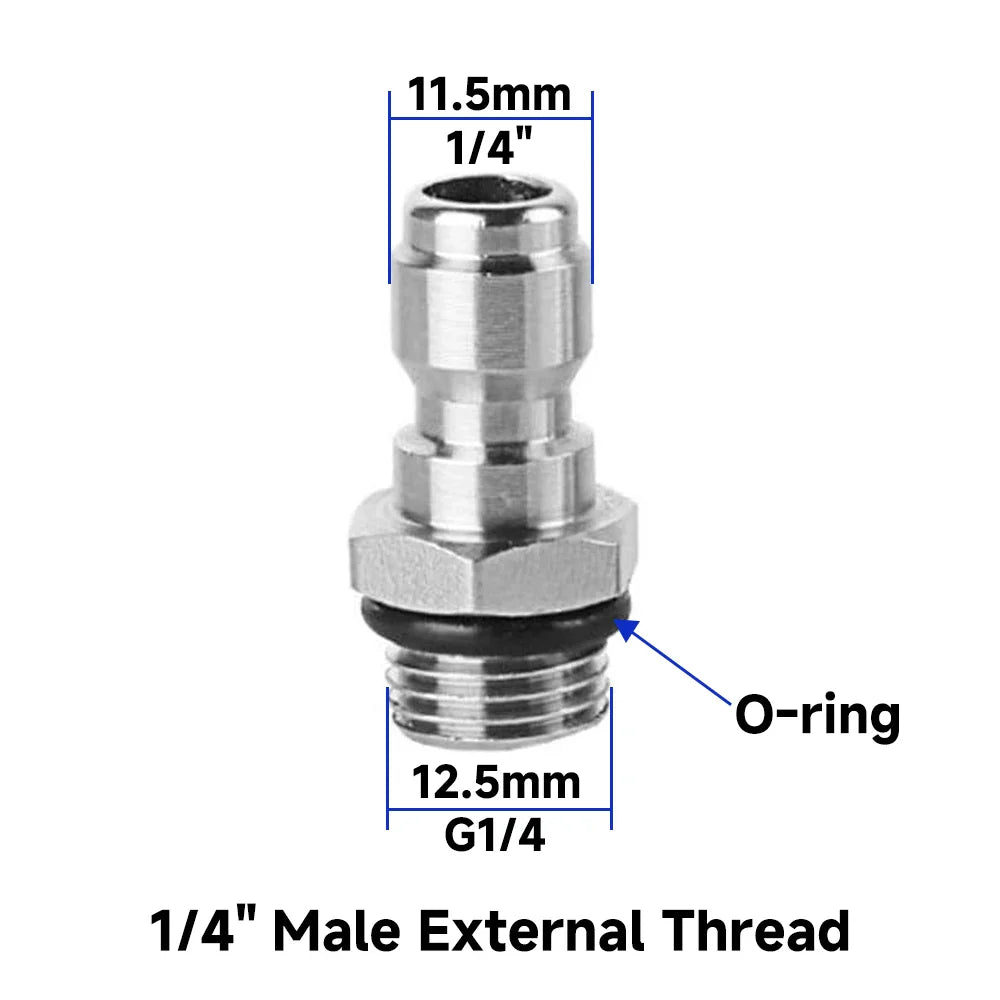 1/4" Pressure Washer Quick Connect Adapter Set